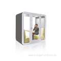 Office Open Space Metal soundproof pod Power Lighting